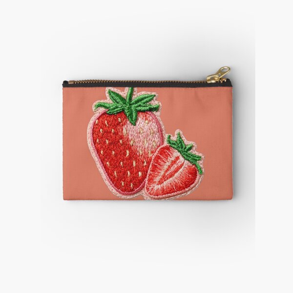 Item preview, Embroidered Strawberry Patch Art designed and sold by MegaNovaArt.