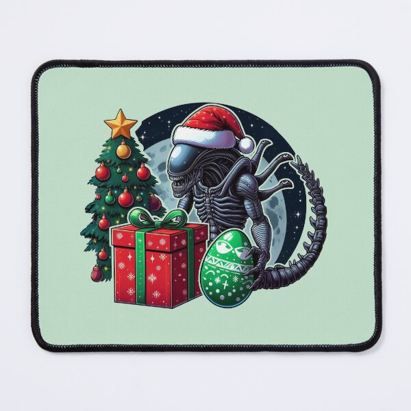 Item preview, Xenomorph Alien Christmas designed and sold by NerdiPop.