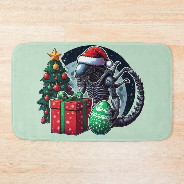 Item preview, Xenomorph Alien Christmas designed and sold by NerdiPop.