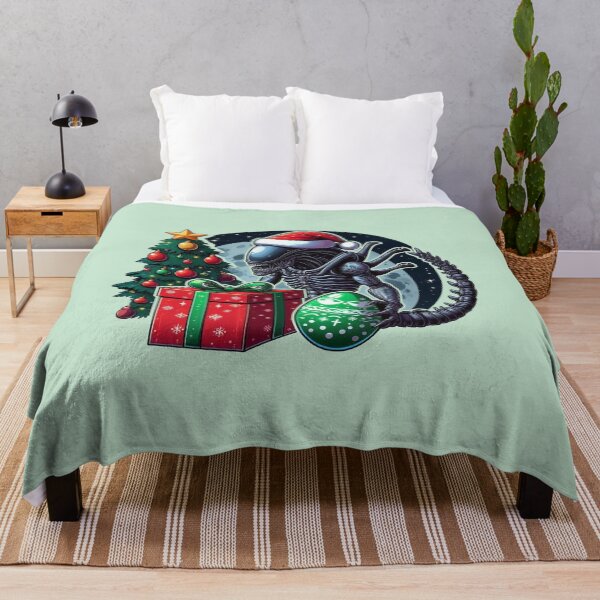 Item preview, Xenomorph Alien Christmas designed and sold by NerdiPop.