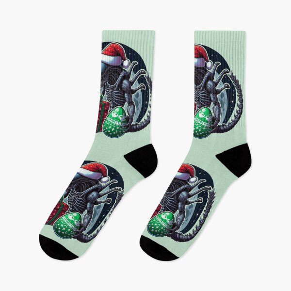Item preview, Xenomorph Alien Christmas designed and sold by NerdiPop.
