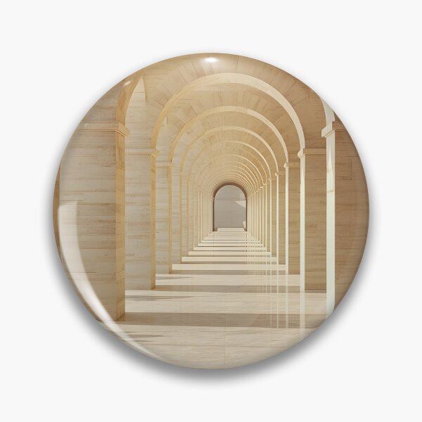 Item preview, Endless Stone Arches Wall Art | Luxury Mediterranean Corridor designed and sold by VeloraNature.