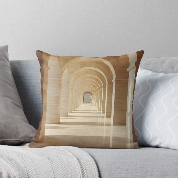 Item preview, Endless Stone Arches Wall Art | Luxury Mediterranean Corridor designed and sold by VeloraNature.