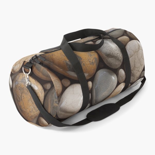 Item preview, Photorealistic Mixed River Pebble Pattern | Natural Grey Beige Stone Seamless Repeat designed and sold by Midnight Veil Designs.