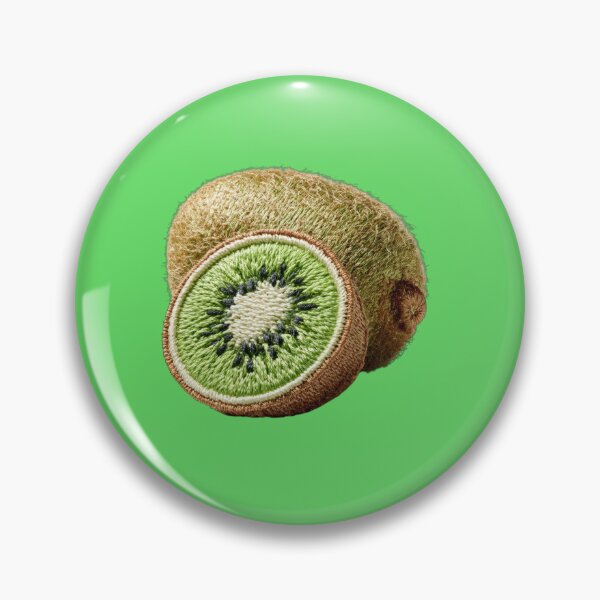 Item preview, Embroidered Kiwi Fruit Art designed and sold by MegaNovaArt.