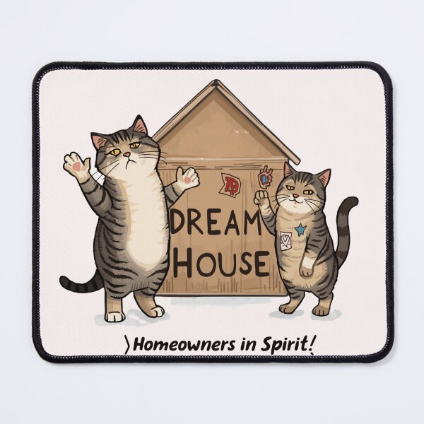 Item preview, Doing Our Best From The Wrong Side Funny Cats Illustration designed and sold by alvinavery.