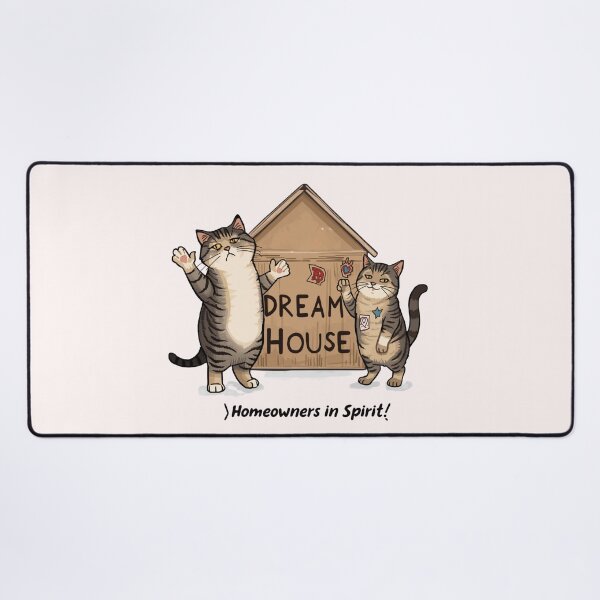 Item preview, Doing Our Best From The Wrong Side Funny Cats Illustration designed and sold by alvinavery.