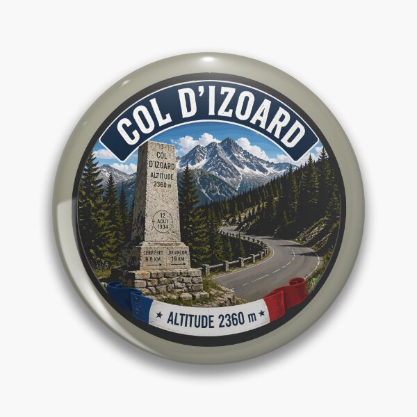 Item preview, Col d'Izoard France Route des Grandes Alpes Sticker TShirt 07 designed and sold by OuterShellUK.