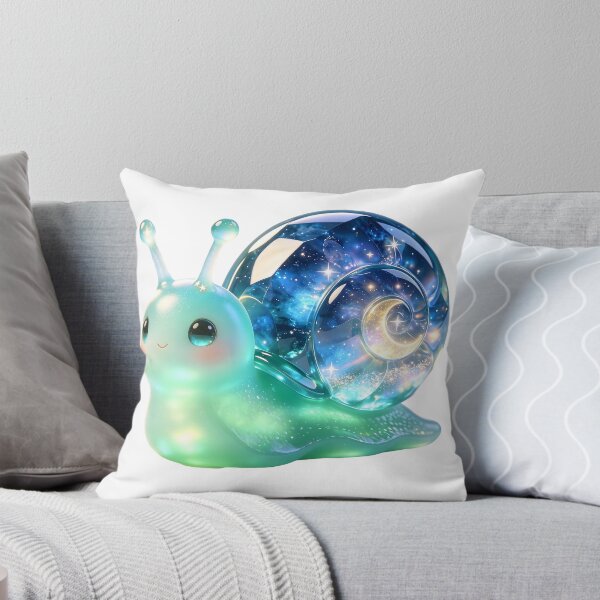 Item preview, Emerald Snail - Dreamy Celestial Moon & Stars Guardian designed and sold by ABYSSLAB.