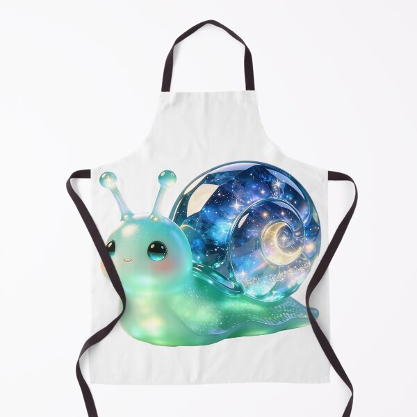 Item preview, Emerald Snail - Dreamy Celestial Moon & Stars Guardian designed and sold by ABYSSLAB.