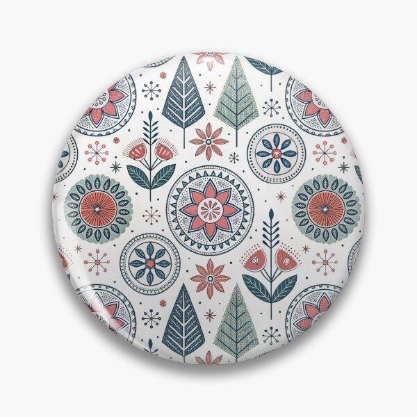 Item preview, Nordic Folk Rosettes | Scandinavian Folk Geometry designed and sold by Shuga-Design.