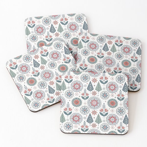 Item preview, Nordic Folk Rosettes | Scandinavian Folk Geometry designed and sold by Shuga-Design.