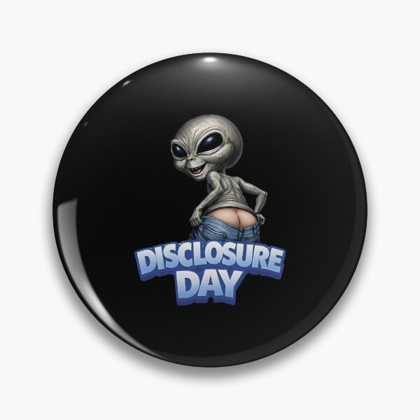 Item preview, Disclosure Day Funny Alien Mooning UFO Conspiracy designed and sold by phoebelevine.