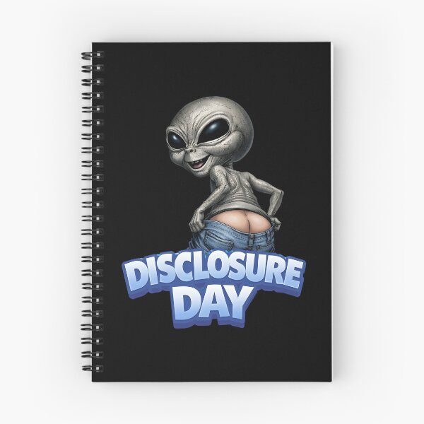 Item preview, Disclosure Day Funny Alien Mooning UFO Conspiracy designed and sold by phoebelevine.
