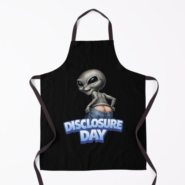 Item preview, Disclosure Day Funny Alien Mooning UFO Conspiracy designed and sold by phoebelevine.