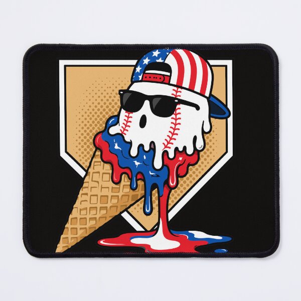 Item preview, Fourth of July Baseball designed and sold by Crookedorbit.