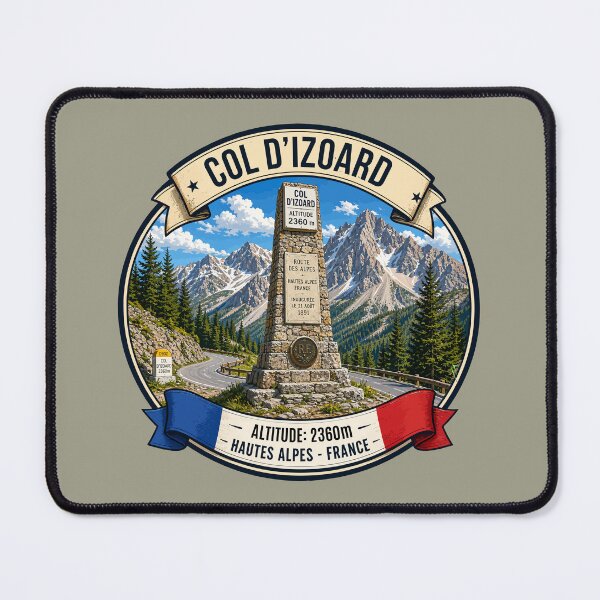 Item preview, Col d'Izoard France Route des Grandes Alpes Sticker TShirt 06 designed and sold by OuterShellUK.