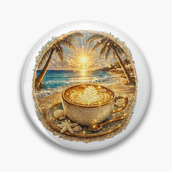 Item preview, Beach Coffee Art designed and sold by AureliasDesignStudio.
