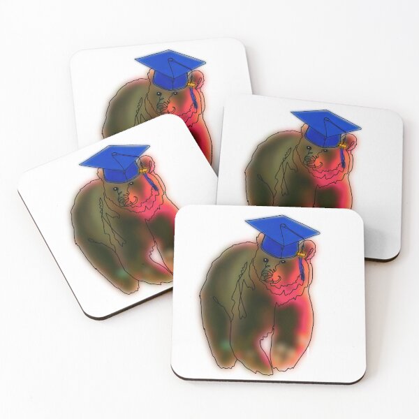 Item preview, Bear with graduation hat – animalzinhats designed and sold by Ashley’sAnimalz.