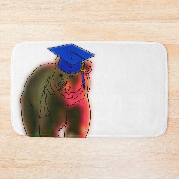 Item preview, Bear with graduation hat – animalzinhats designed and sold by Ashley’sAnimalz.