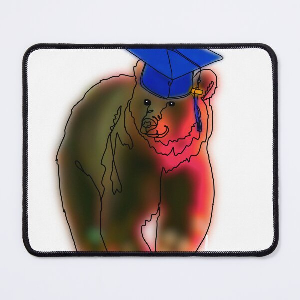 Item preview, Bear with graduation hat – animalzinhats designed and sold by Ashley’sAnimalz.