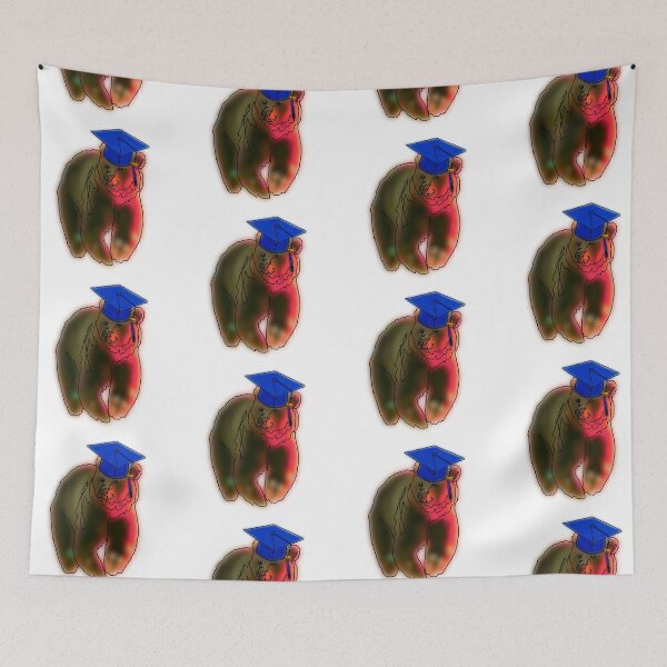 Item preview, Bear with graduation hat – animalzinhats designed and sold by Ashley’sAnimalz.