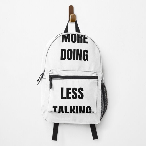Item preview, Less Talking More Doing Motivational Sticker designed and sold by abanoubsamir938.