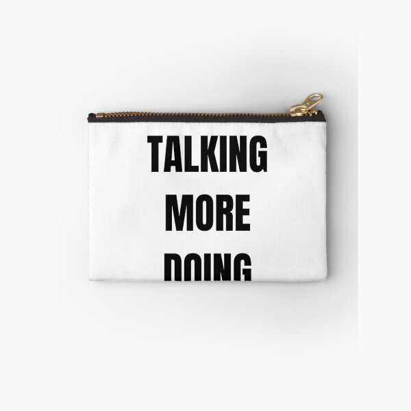 Item preview, Less Talking More Doing Motivational Sticker designed and sold by abanoubsamir938.