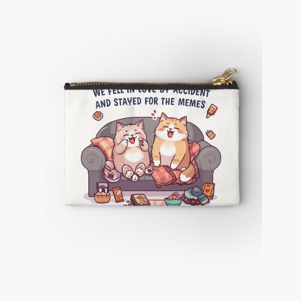 Item preview, We Fell In Love By Accident Stayed For Memes Funny Cats designed and sold by alvinavery.