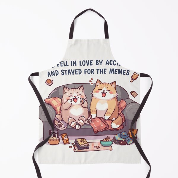 Item preview, We Fell In Love By Accident Stayed For Memes Funny Cats designed and sold by alvinavery.