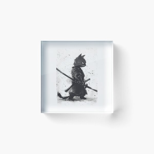 Item preview, Samurai Cat Warrior designed and sold by charoen-design.