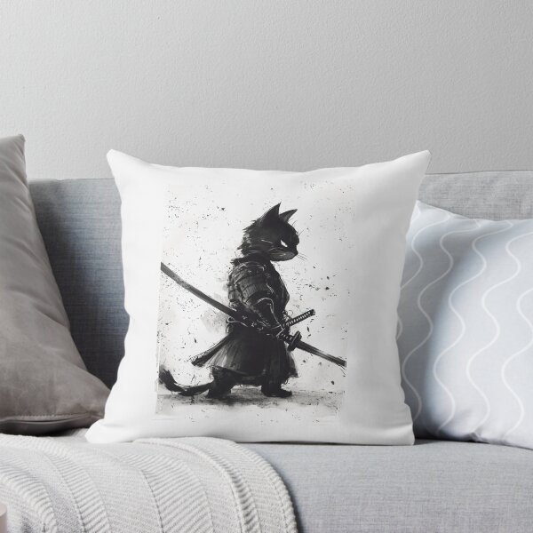 Item preview, Samurai Cat Warrior designed and sold by charoen-design.