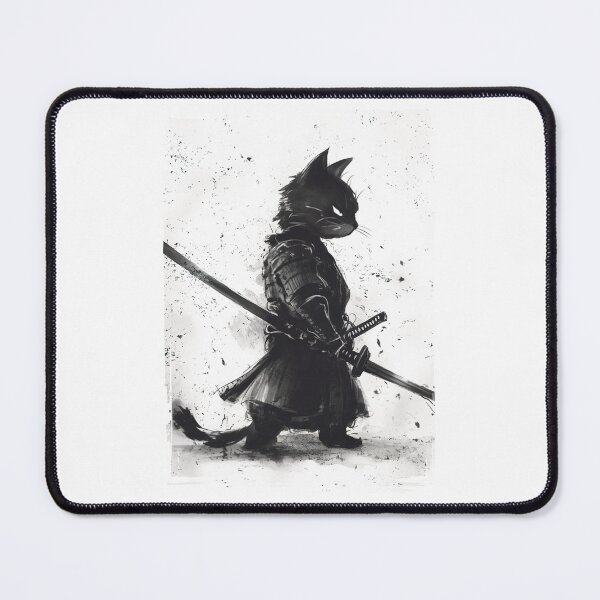 Item preview, Samurai Cat Warrior designed and sold by charoen-design.