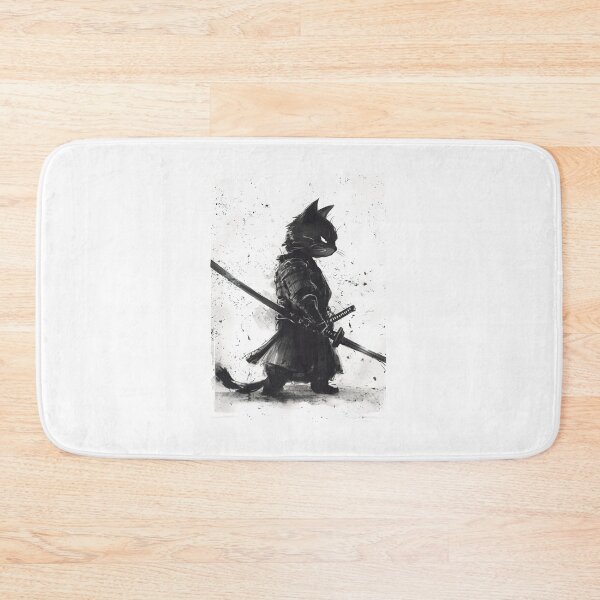Item preview, Samurai Cat Warrior designed and sold by charoen-design.
