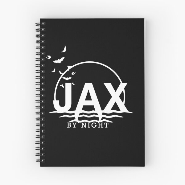 Artikelvorschau, Jax by Night weißes Logo entworfen und verkauft von CSupernova.