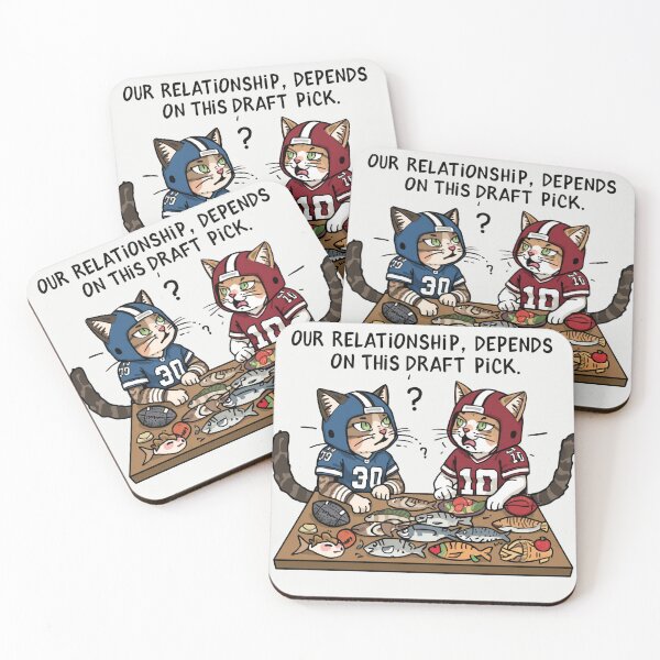 Item preview, Our Relationship Depends On This Draft Pick Funny Cats Football designed and sold by alvinavery.