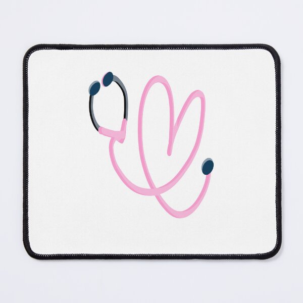Item preview, Pink Heart Stethoscope device designed and sold by vibeno1.