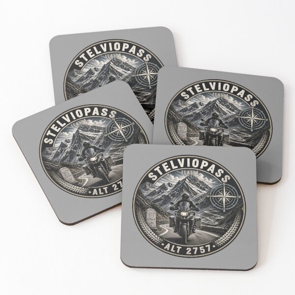 Item preview, Stelvio Pass Passo Dello Stelvio Italy Motorcycle Sticker & TShirt 09 designed and sold by OuterShellUK.