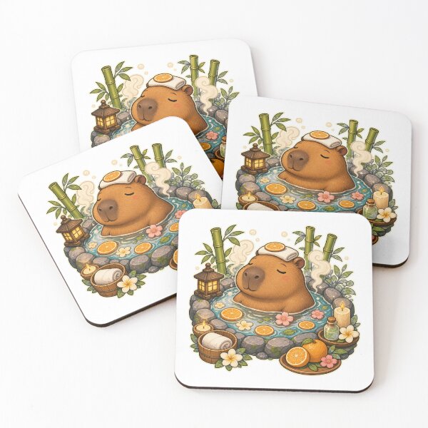 Item preview, Capybara Spa Day designed and sold by EveryMeme.