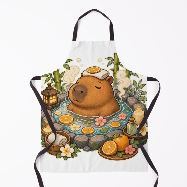 Item preview, Capybara Spa Day designed and sold by EveryMeme.