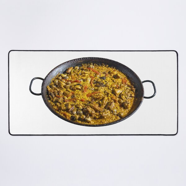 Item preview, A bowl of food with yellow rice and a variety of vegetables. designed and sold by elopezstock.