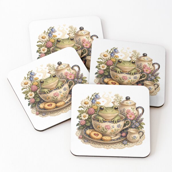 Item preview, Ceramic Frog Tea Time designed and sold by EveryMeme.
