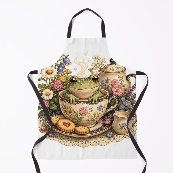 Item preview, Ceramic Frog Tea Time designed and sold by EveryMeme.