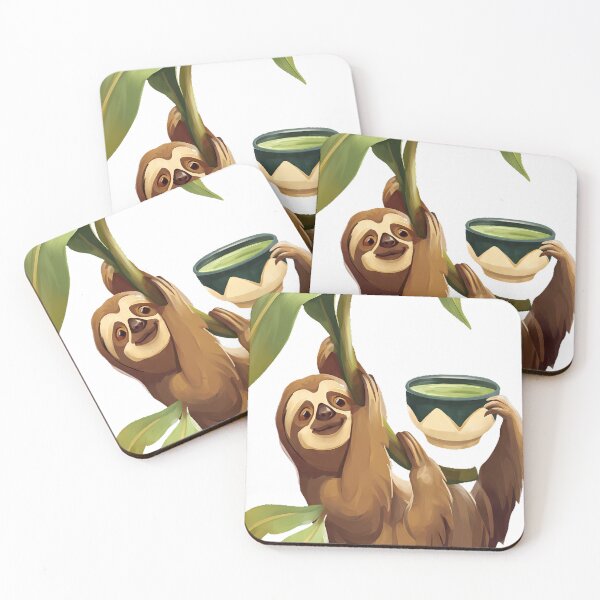Item preview, Matcha Sloth designed and sold by pumsquare.