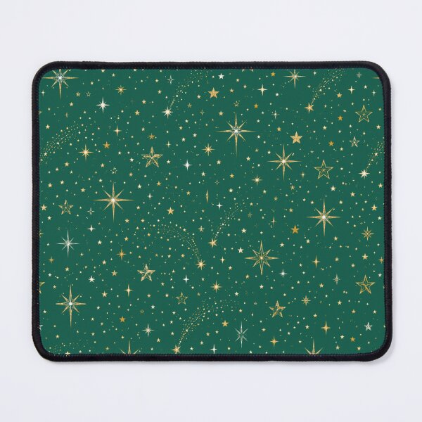 Item preview, Luxury Christmas Star Pattern | Emerald Green & Gold Holiday Wrapping Paper designed and sold by astersgraphics.