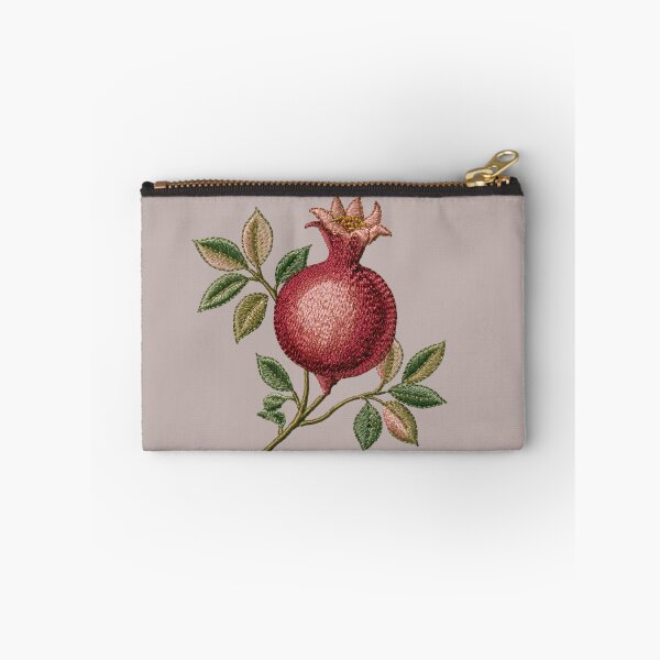 Item preview, Embroidered Pomegranate Botanical Art designed and sold by MegaNovaArt.