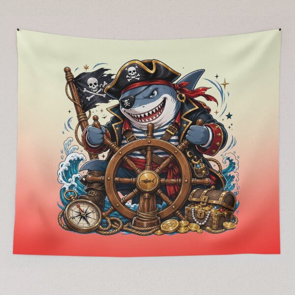 Item preview, Pirate Shark designed and sold by skkyfaithArtz.