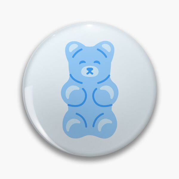 Item preview, Blue Gummy Bear Illustration designed and sold by Kusaka.art.