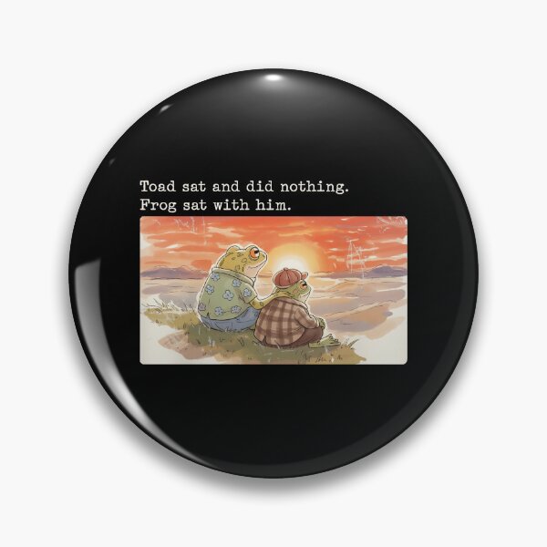 Item preview, Toad sat and did nothing. Frog sat with him designed and sold by charoen-design.