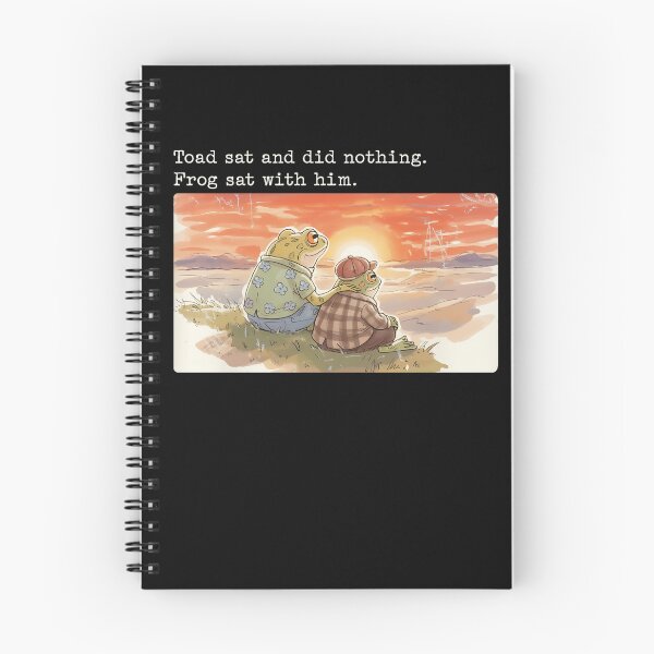 Item preview, Toad sat and did nothing. Frog sat with him designed and sold by charoen-design.